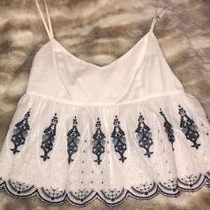 Abercrombie&Fitch eyelet tank